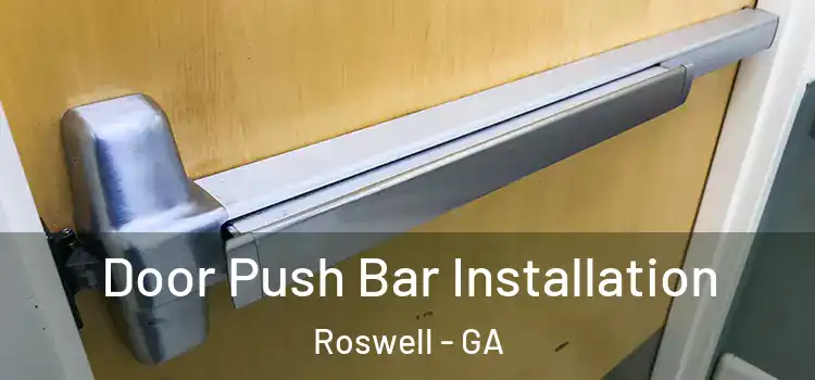 Door Push Bar Installation Roswell - GA