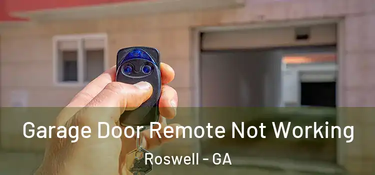  Garage Door Remote Not Working Roswell - GA