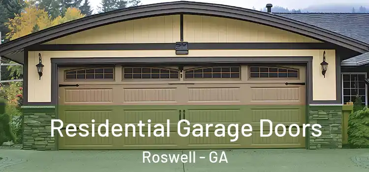  Residential Garage Doors Roswell - GA